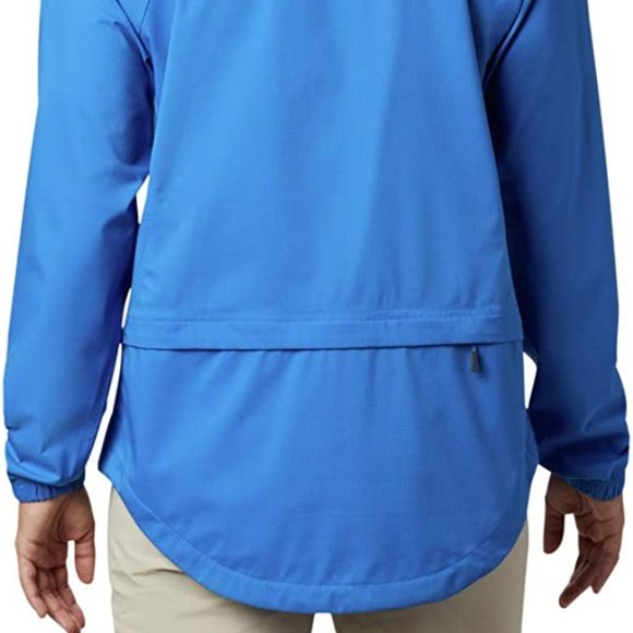 🆕Columbia Women's Tamiami Hurricane Jacket, Small-Stormy Blue, Authentic, NWT - Picture 2 of 6